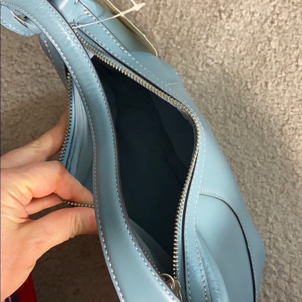 ๐ Cole Haan light blue leather shoulder bag NWT๐ - Picture 7 of 8